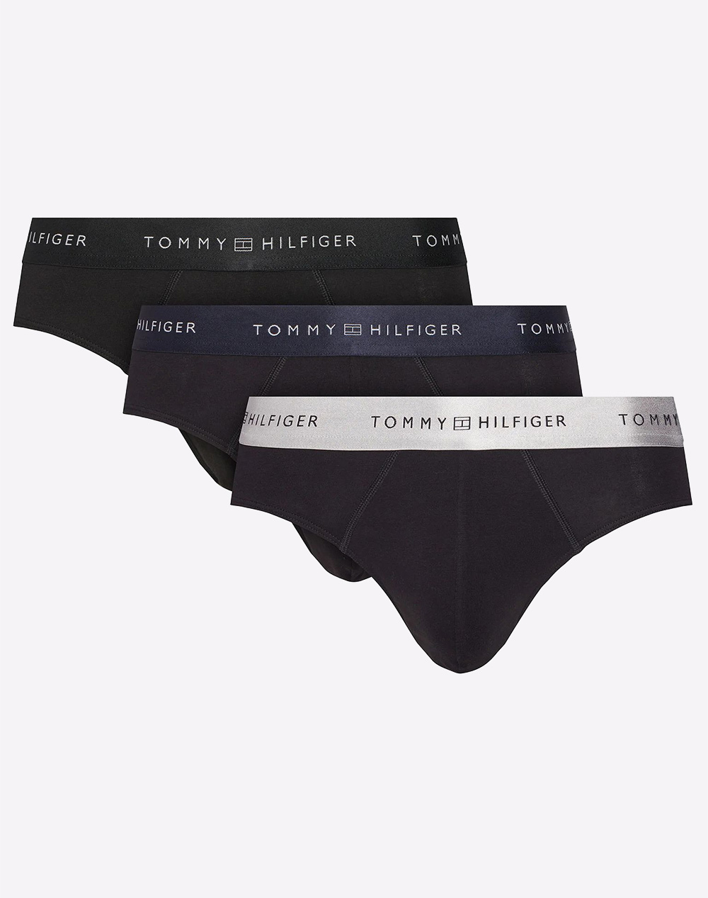TOMMY HILFIGER 3P BRIEF METALLIC WB