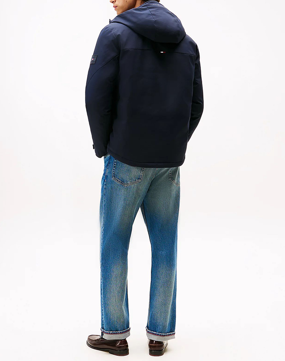 TOMMY HILFIGER TECH HOODED SHORT PADDED JACKET