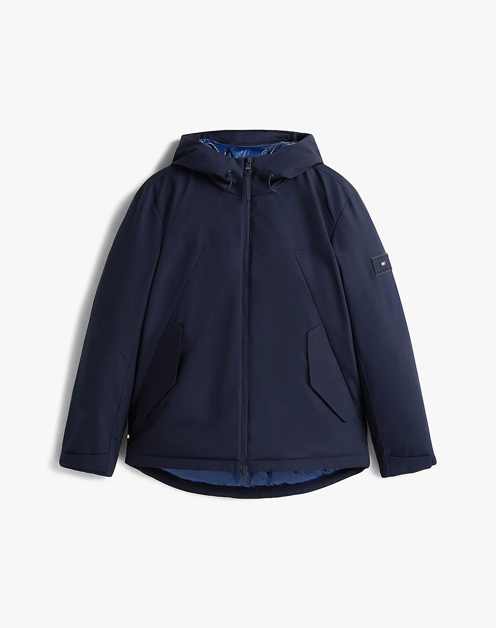 TOMMY HILFIGER TECH HOODED SHORT PADDED JACKET
