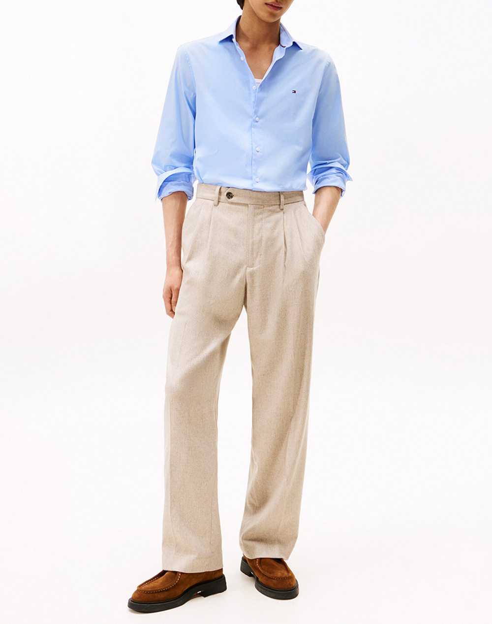 TOMMY HILFIGER CL FLEX POPLIN SF SHIRT