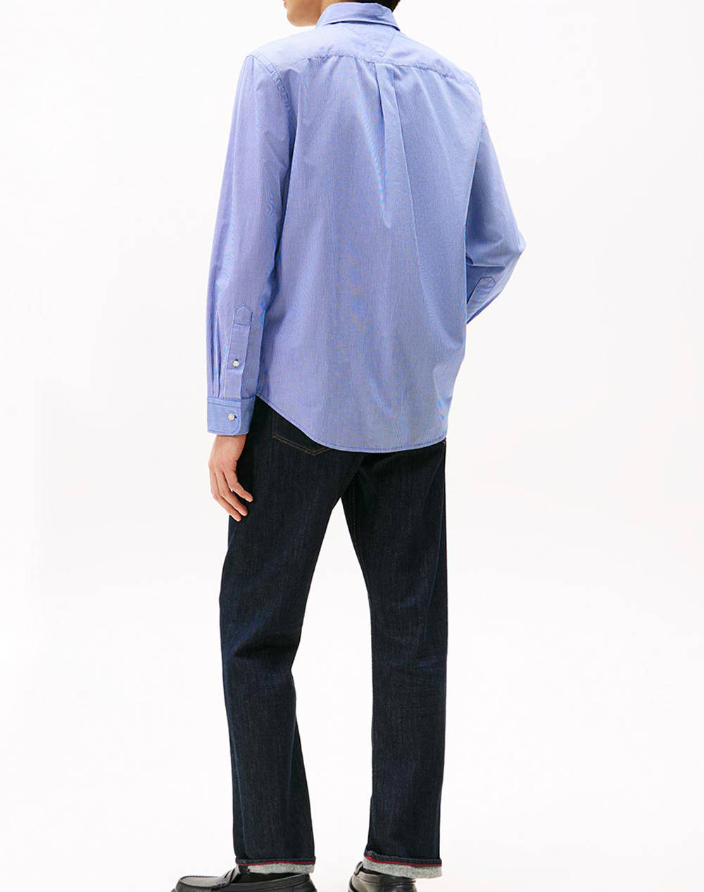 TOMMY HILFIGER FLEX POPLIN MICRO GINGHAM SHIRT