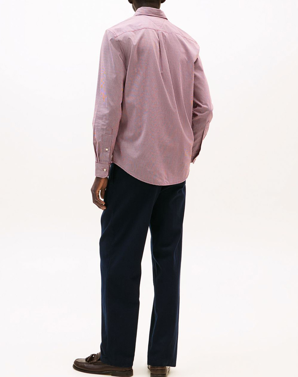 TOMMY HILFIGER FLEX POPLIN MICRO GINGHAM SHIRT