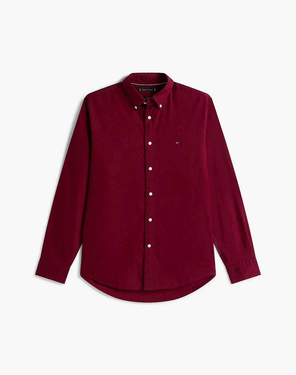 TOMMY HILFIGER FLEX FLANNEL SOLID RF SHIRT