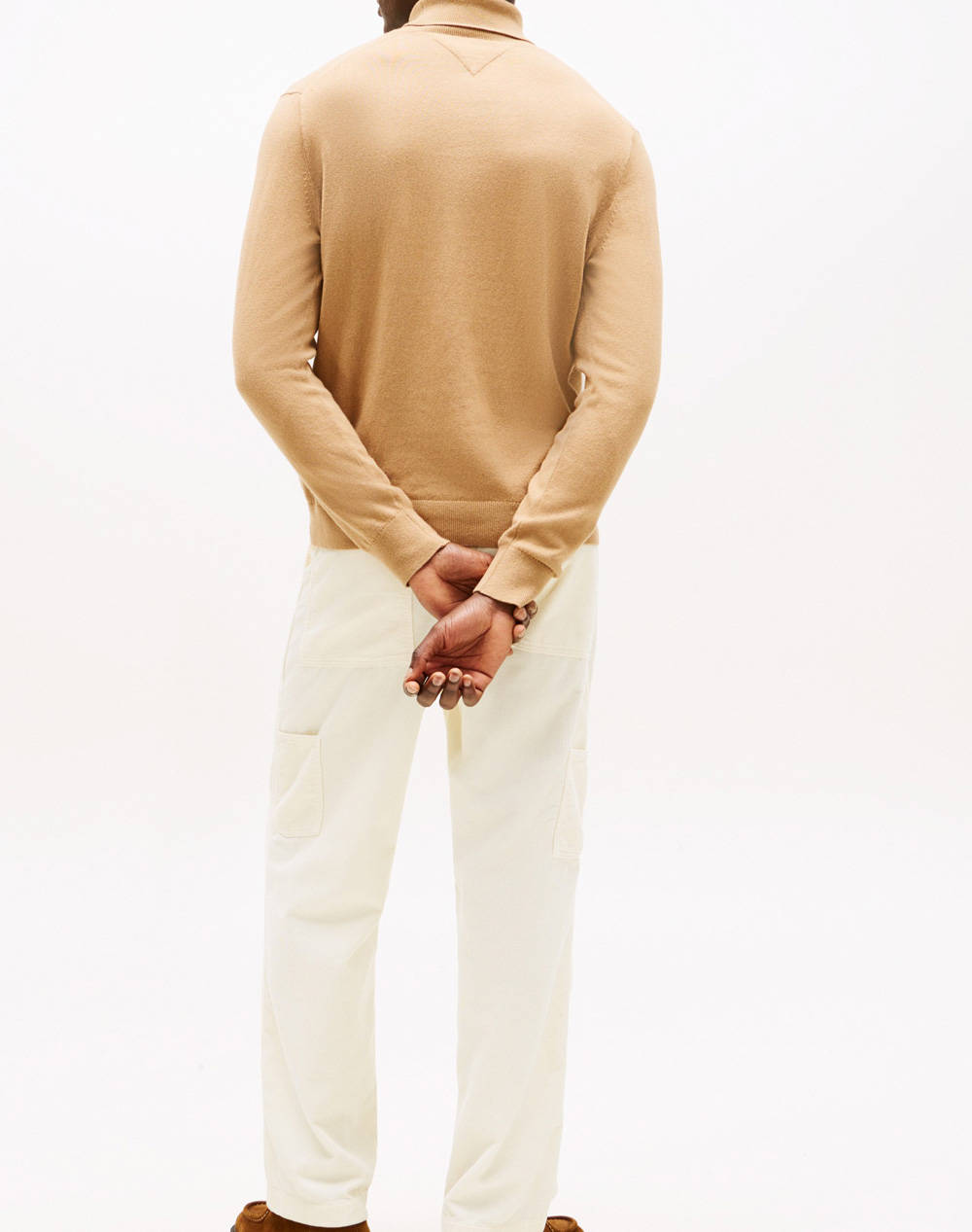 TOMMY HILFIGER PIMA ORG CTN CASHMERE ROLL NECK