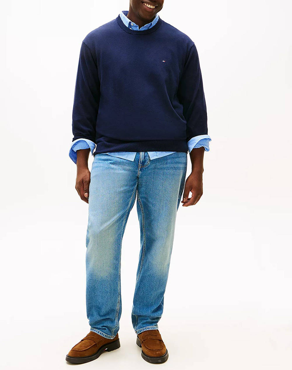 TOMMY HILFIGER BT-PIMA ORG CTN CASHMERE CN-B