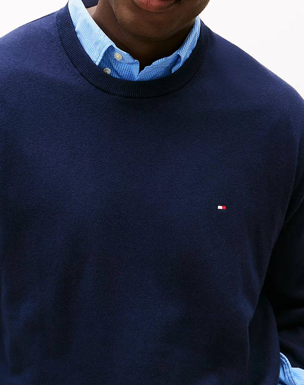 TOMMY HILFIGER BT-PIMA ORG CTN CASHMERE CN-B