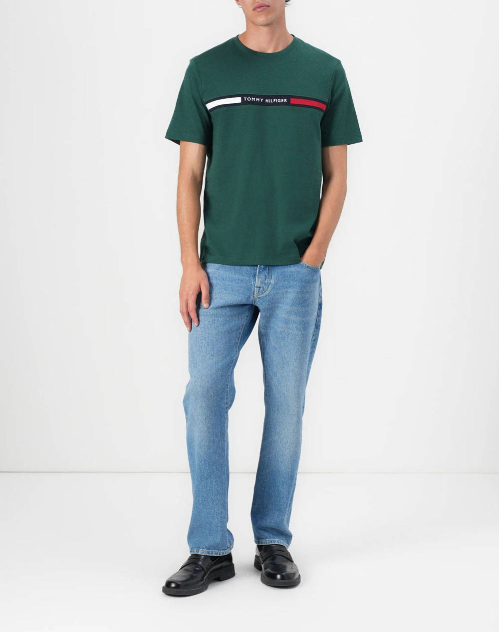 TOMMY HILFIGER HILFIGER CHEST INSERT TEE