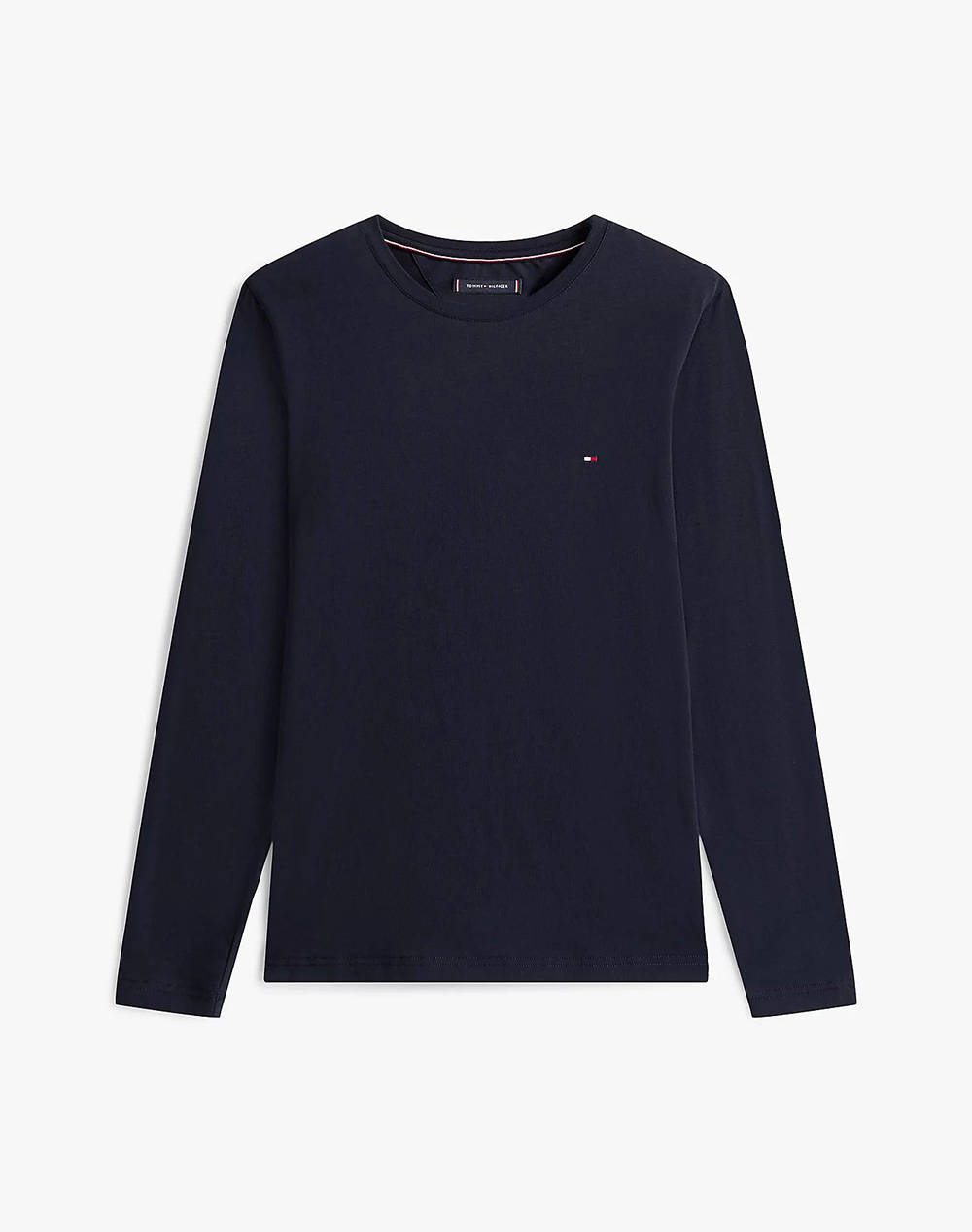TOMMY HILFIGER STRETCH SLIM FIT LONG SLEEVE TEE