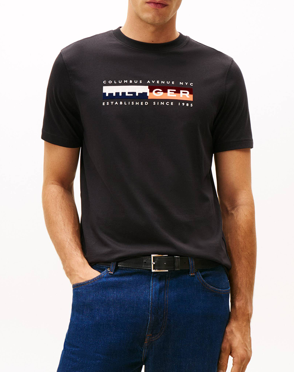 TOMMY HILFIGER TH COLOUR BLOCK GRAPHIC TEE