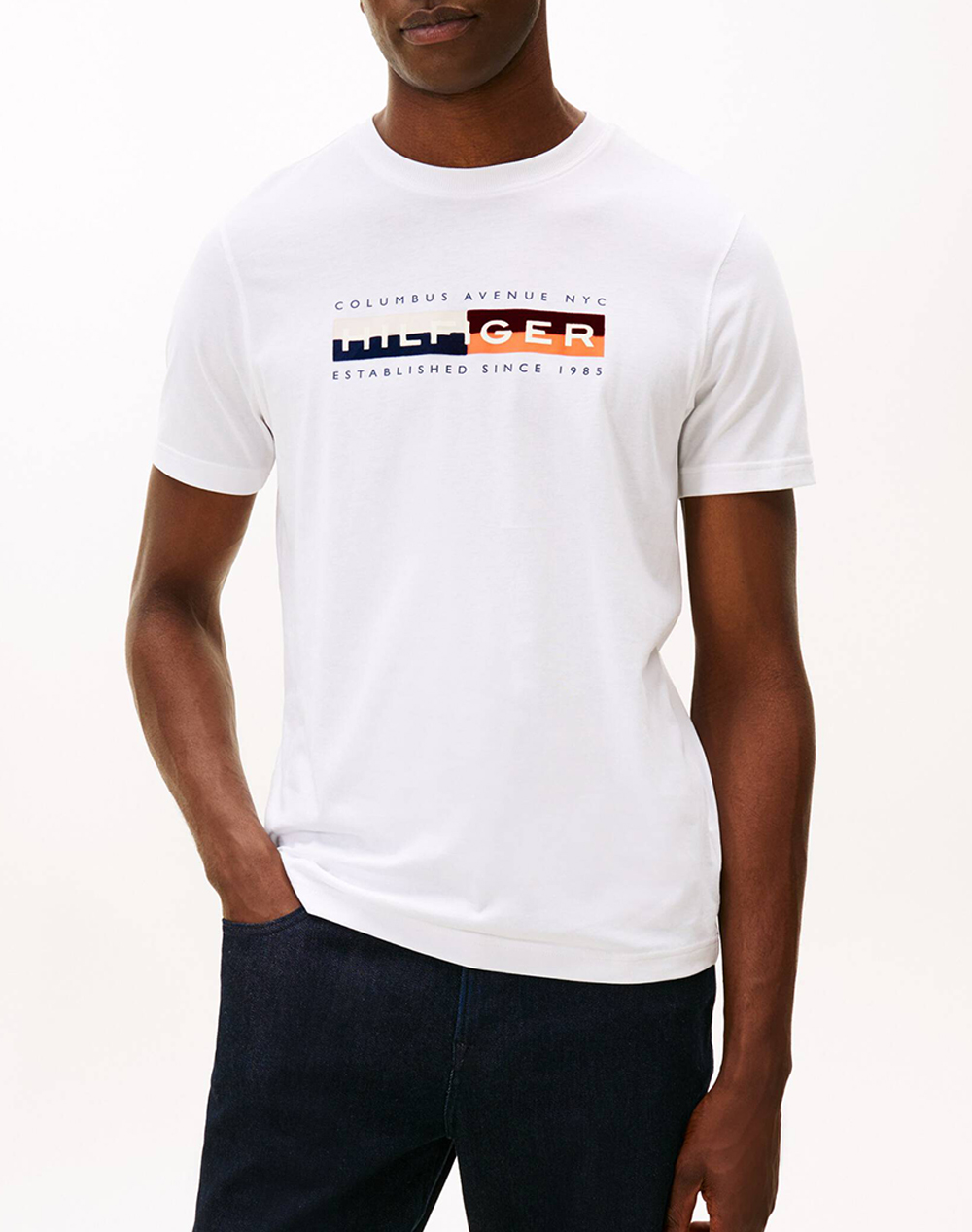 TOMMY HILFIGER TH COLOUR BLOCK GRAPHIC TEE