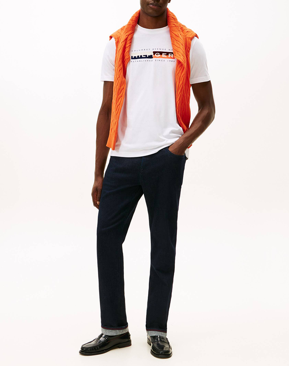 TOMMY HILFIGER TH COLOUR BLOCK GRAPHIC TEE