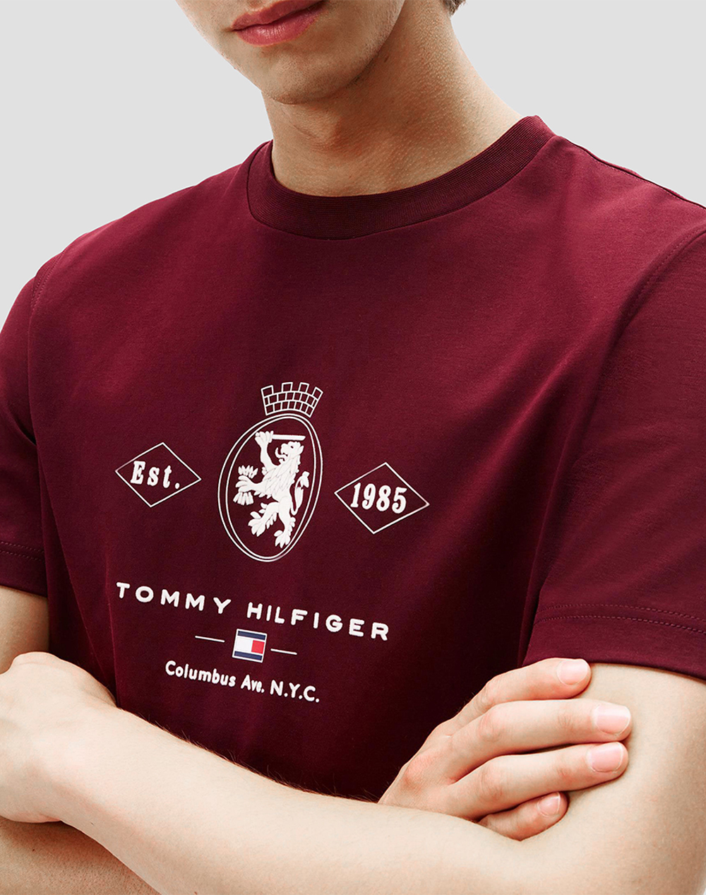 TOMMY HILFIGER DIAMOND CREST GRAPHIC TEE