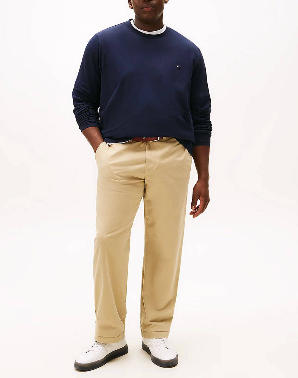 TOMMY HILFIGER BT-STRETCH SLIM FIT L/S TEE-B