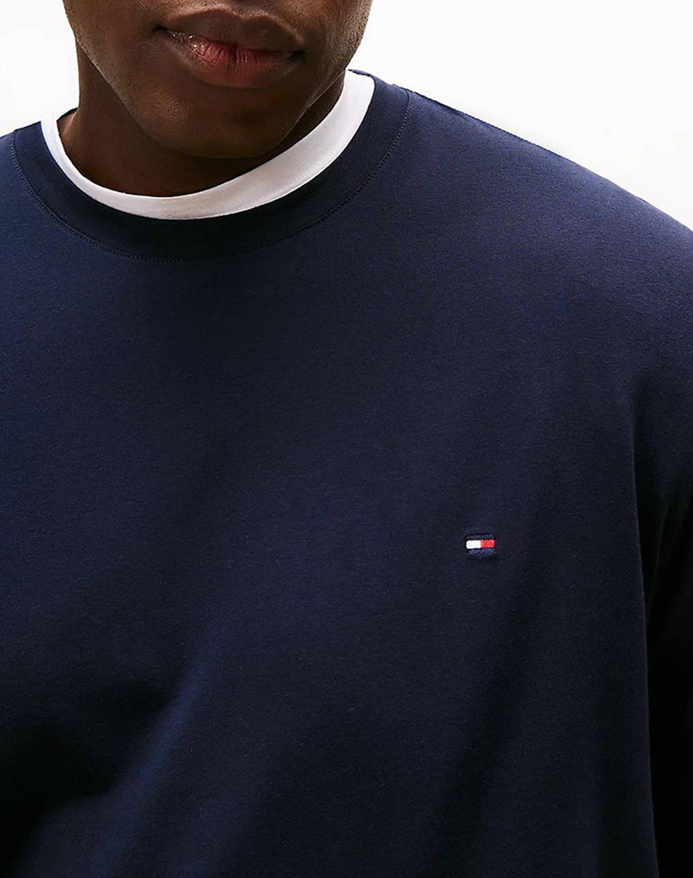 TOMMY HILFIGER BT-STRETCH SLIM FIT L/S TEE-B