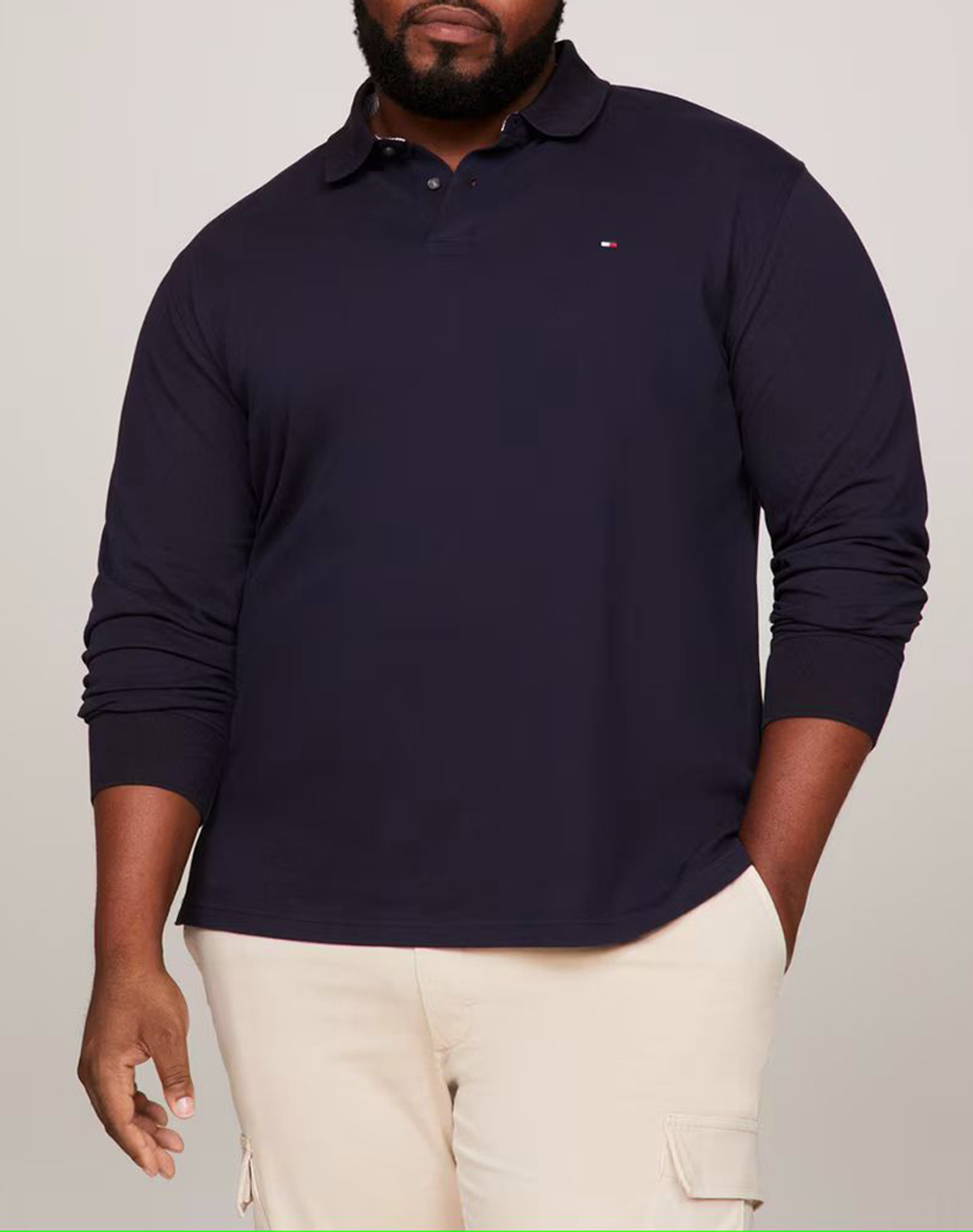 TOMMY HILFIGER BT-1985 REGULAR LS POLO-B