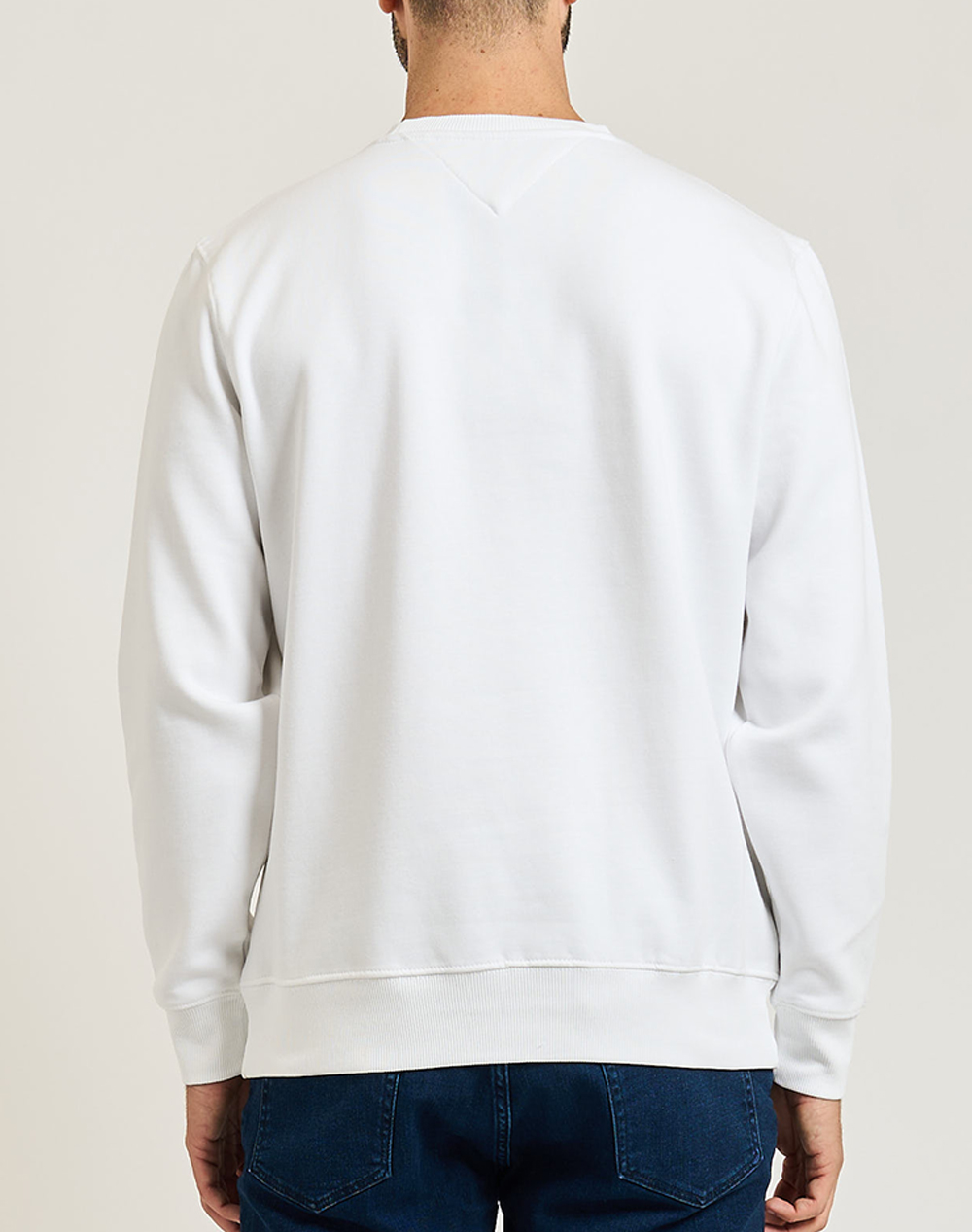 TOMMY HILFIGER SMALL CREST OUTLINE CREW NECK