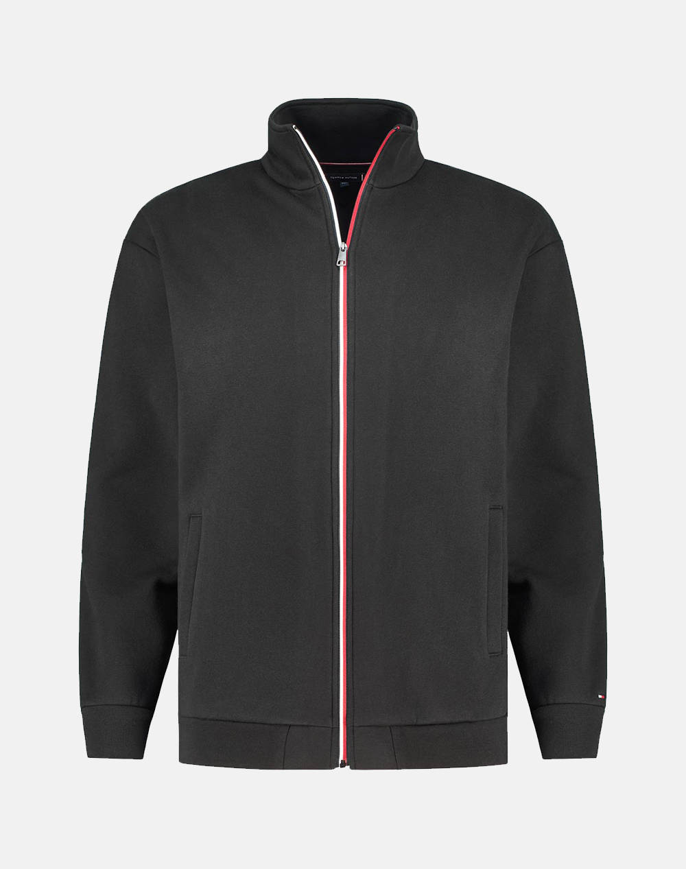 TOMMY HILFIGER BT-GLOBAL STRIPE ZIP THROUGH-B