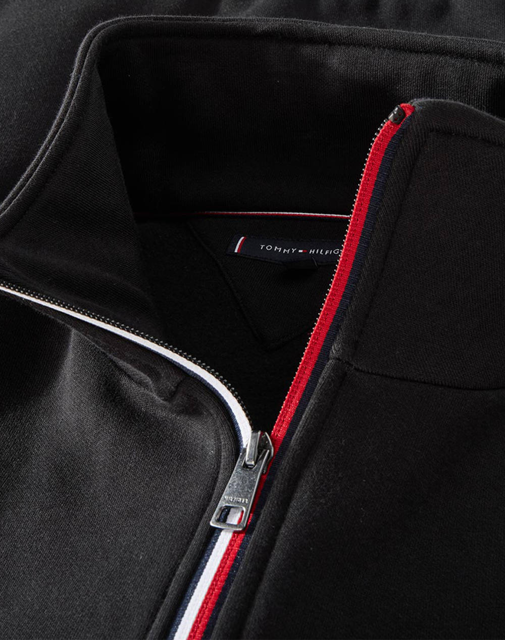 TOMMY HILFIGER BT-GLOBAL STRIPE ZIP THROUGH-B