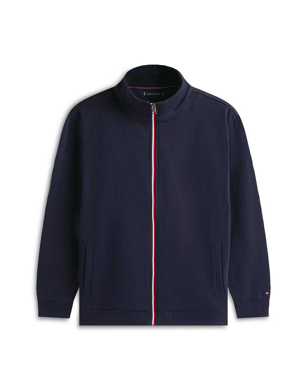 TOMMY HILFIGER BT-GLOBAL STRIPE ZIP THROUGH-B