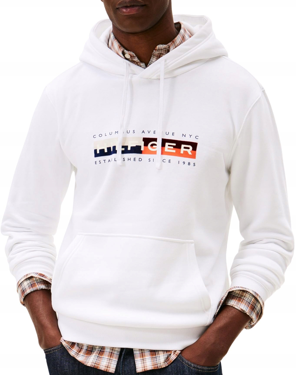 TOMMY HILFIGER TH COLOUR BLOCK GRAPHIC HOODIE