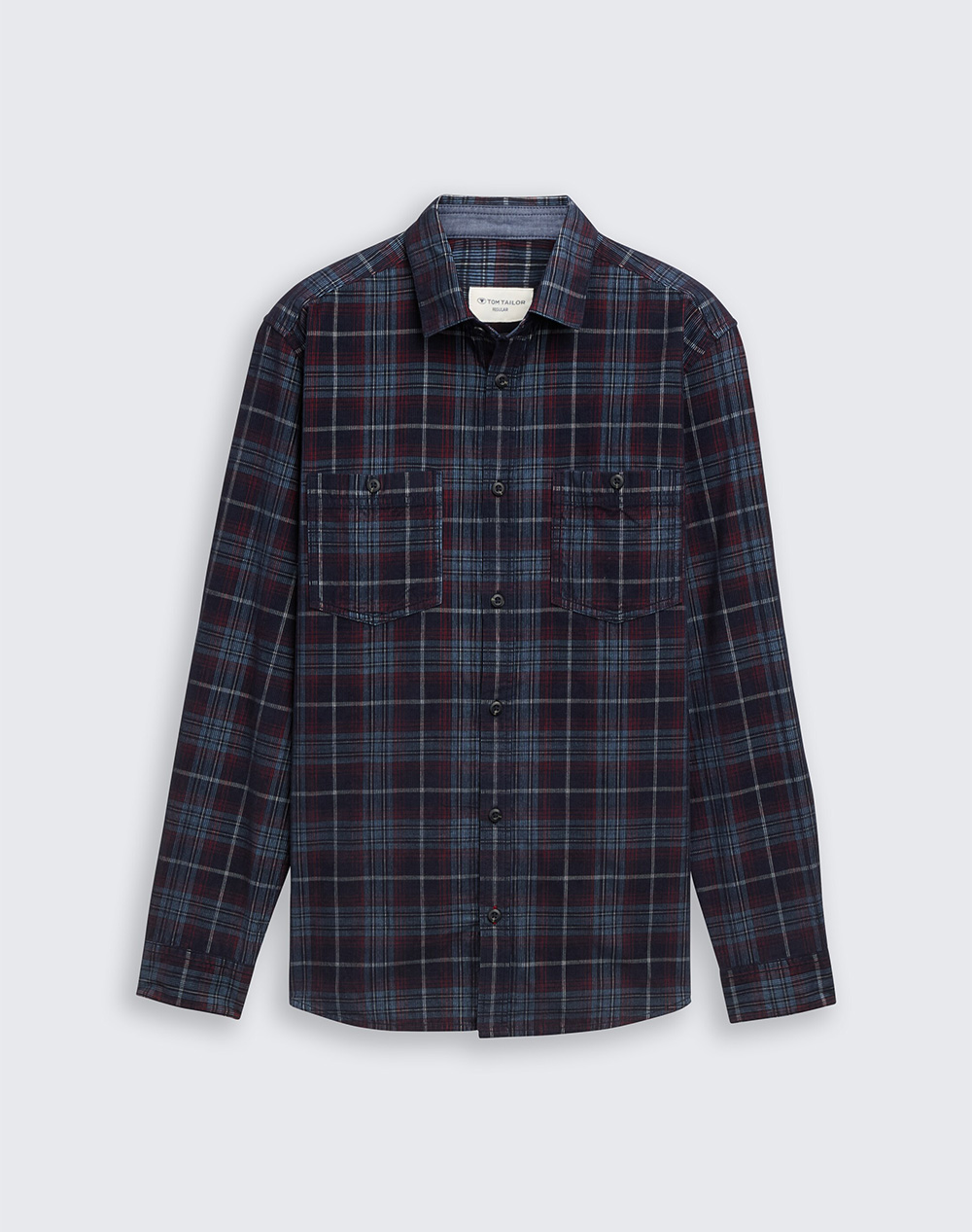 TOM TAILOR CORDUROY CHECK МЪЖКА РИЗА