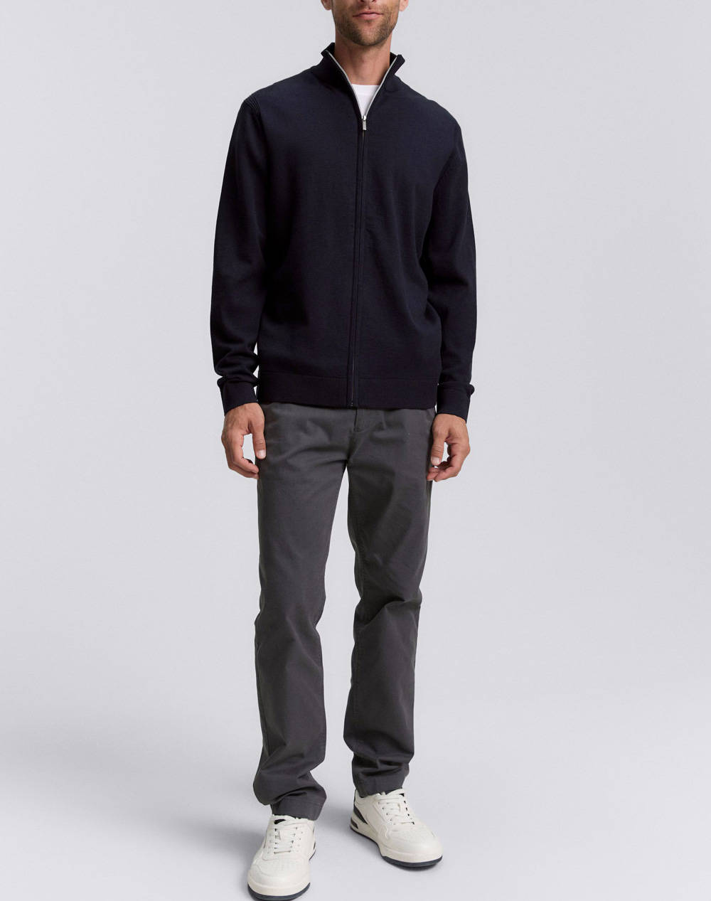 TOM TAILOR BASIC KNIT JA MENS BLOUSE