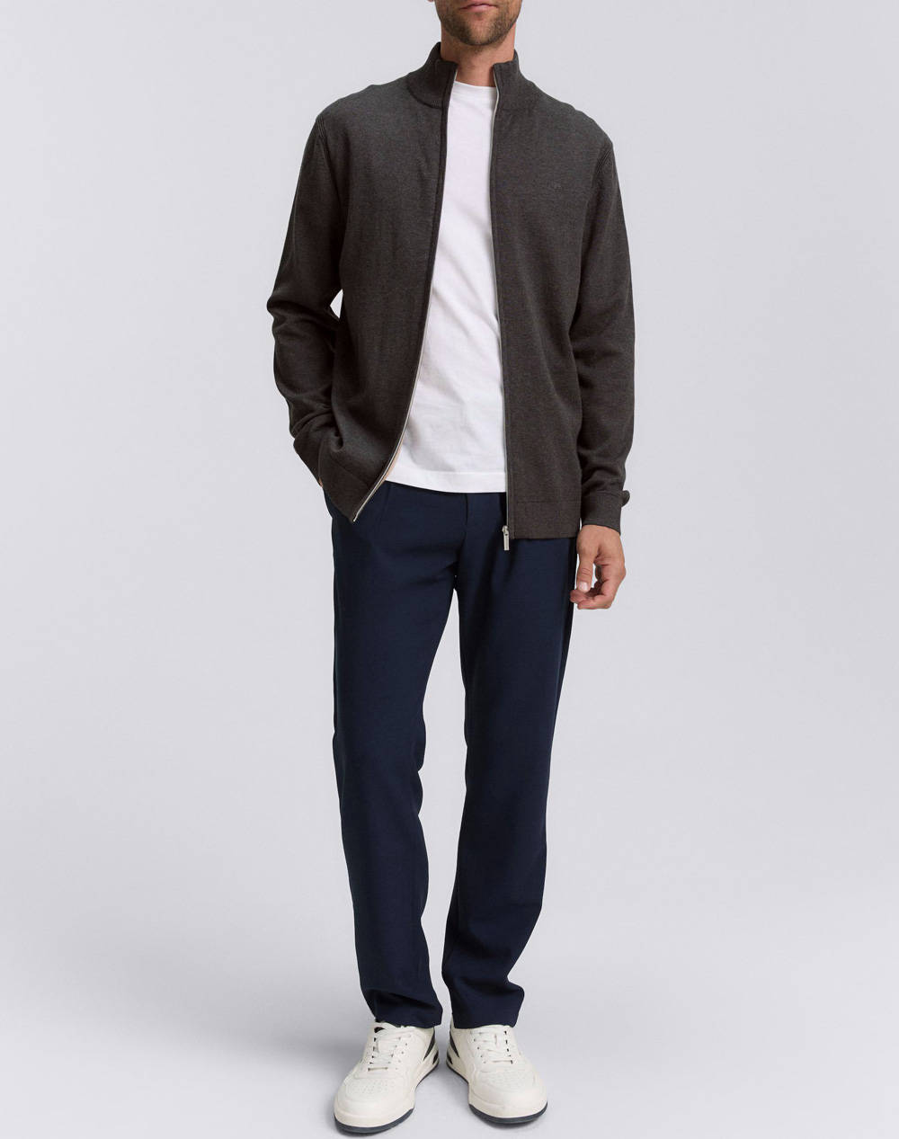 TOM TAILOR BASIC KNIT JA MENS BLOUSE