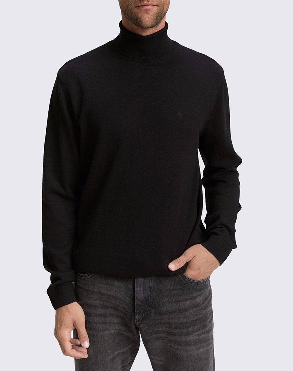 TOM TAILOR BASIC TURTLENECK KNIT KNITTED MENS
