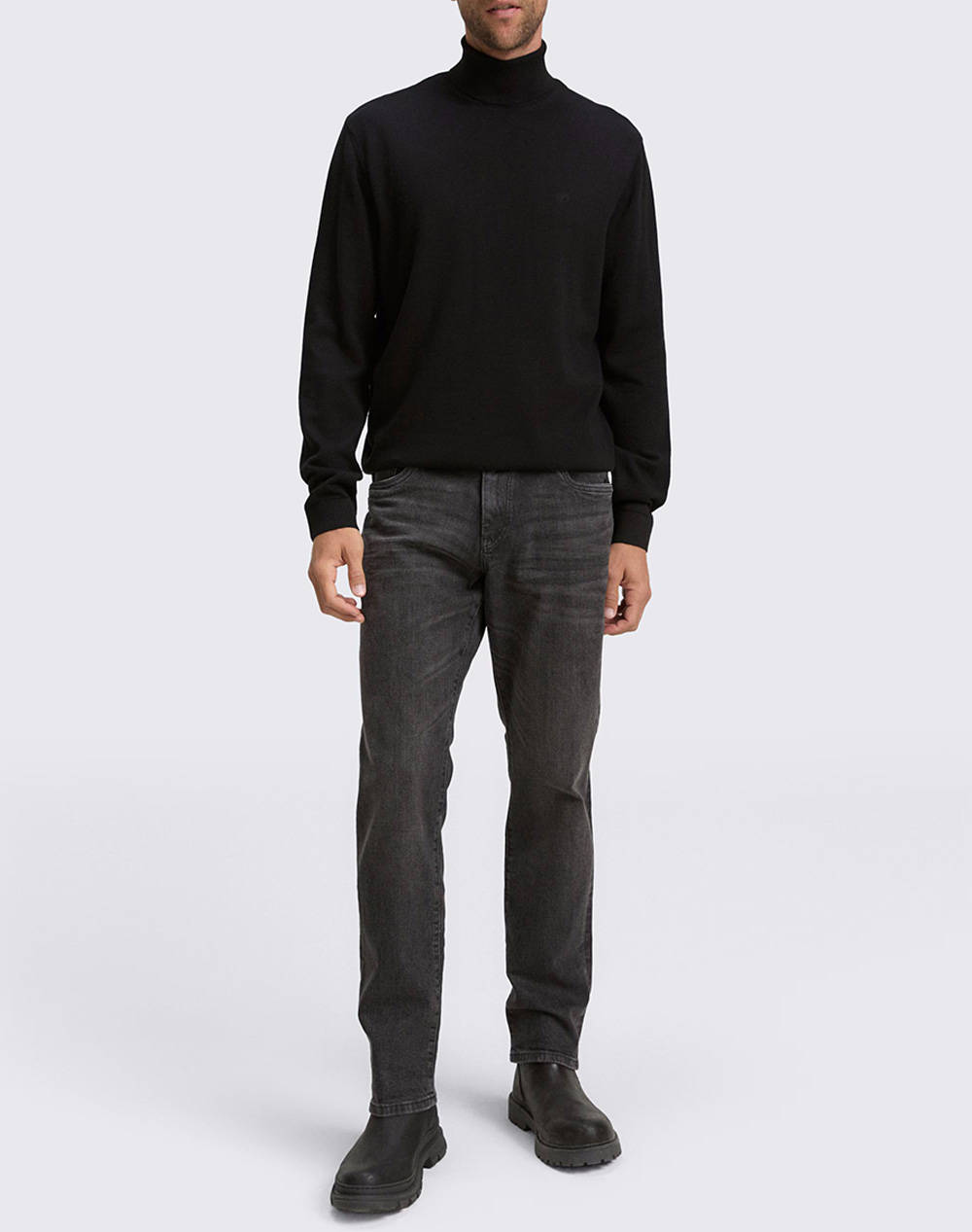 TOM TAILOR BASIC TURTLENECK KNIT KNITTED MENS