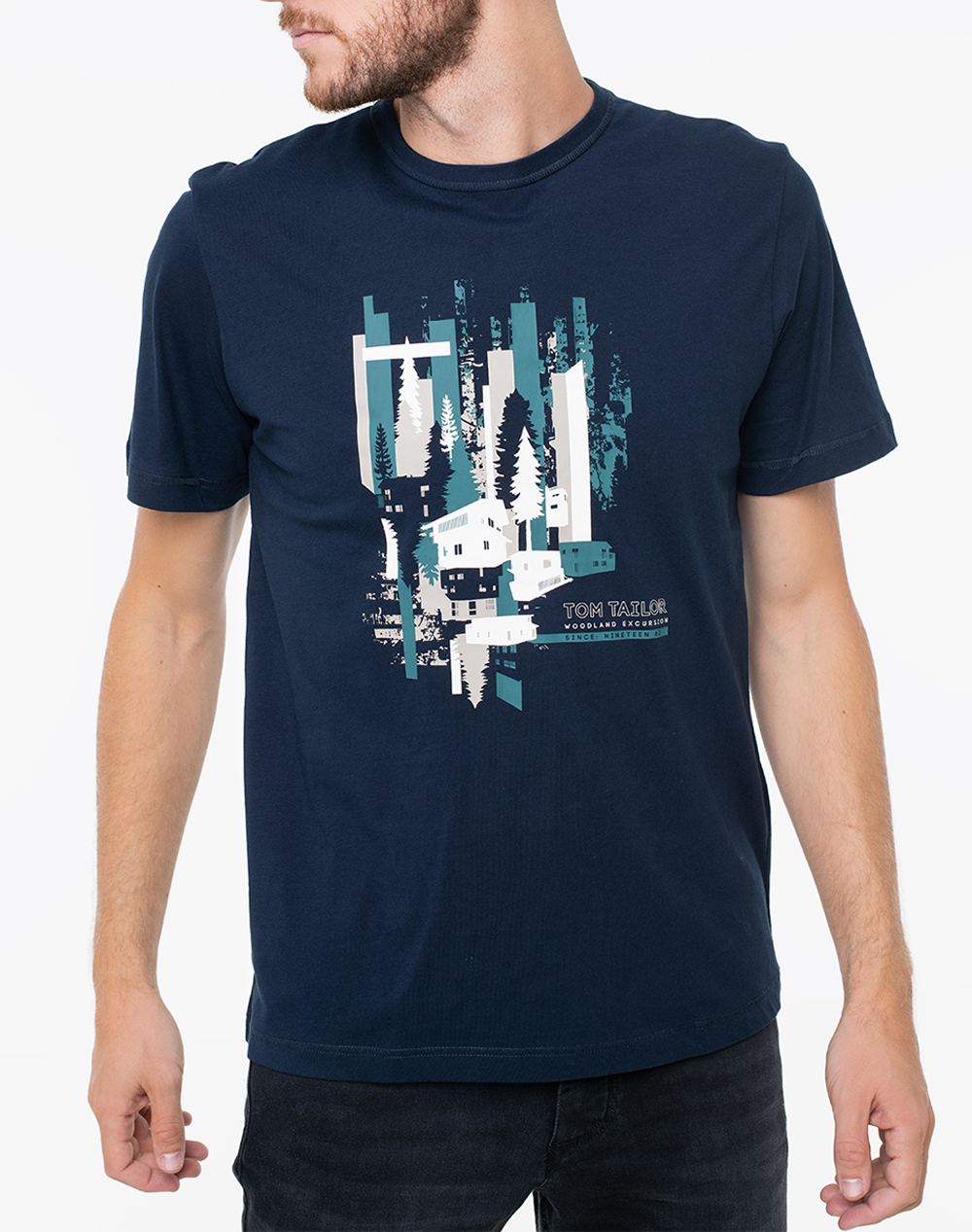 TOM TAILOR PRINTED МЪЖКА БЛУЗА