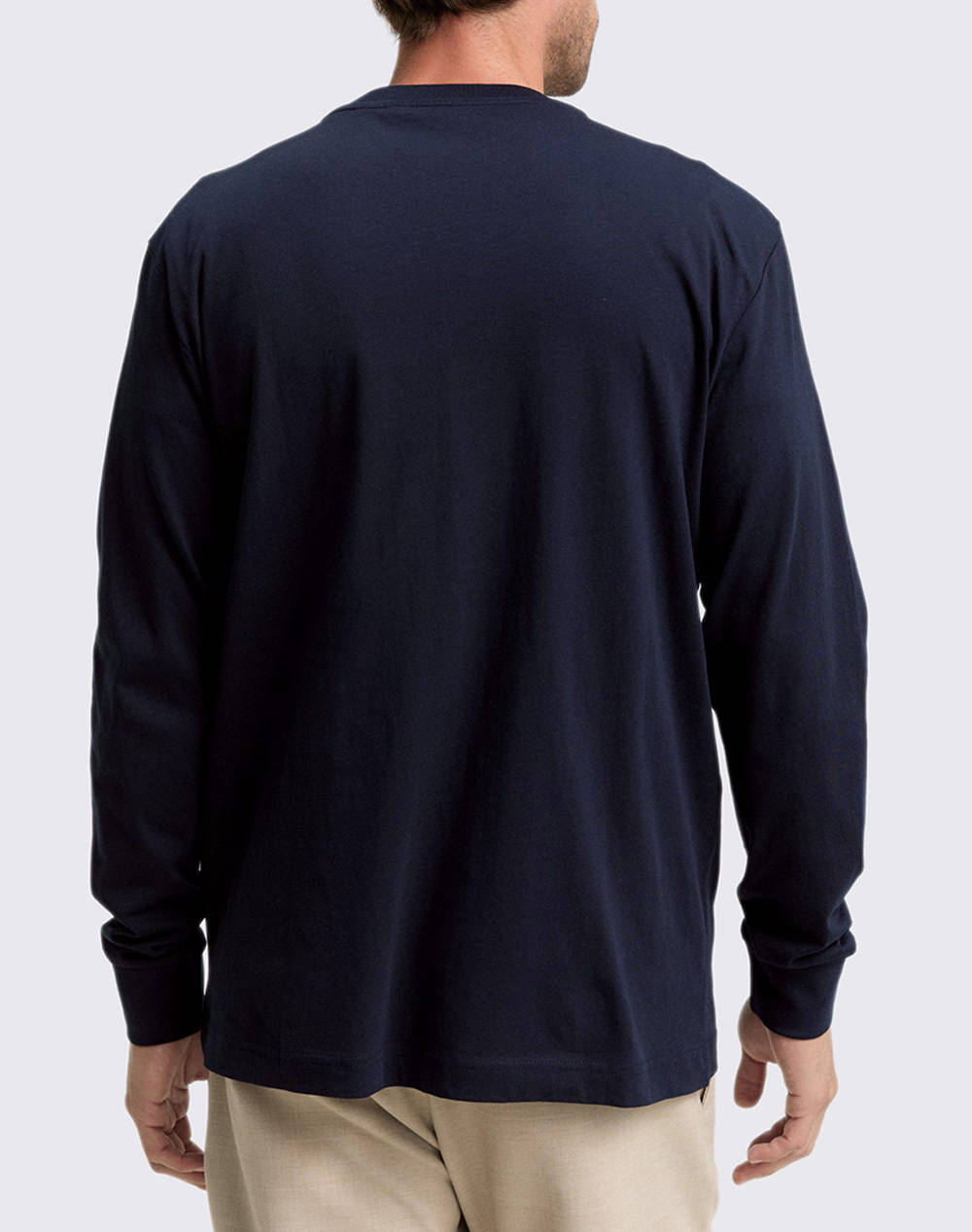 TOM TAILOR PRINTED LONGSLEEVE MENS T-SHIRT