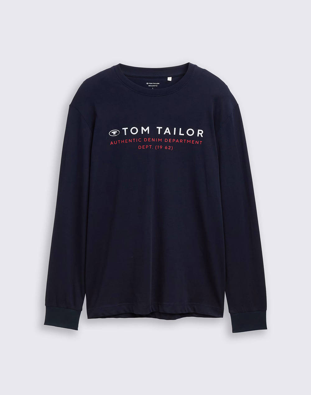 TOM TAILOR PRINTED LONGSLEEVE MENS T-SHIRT