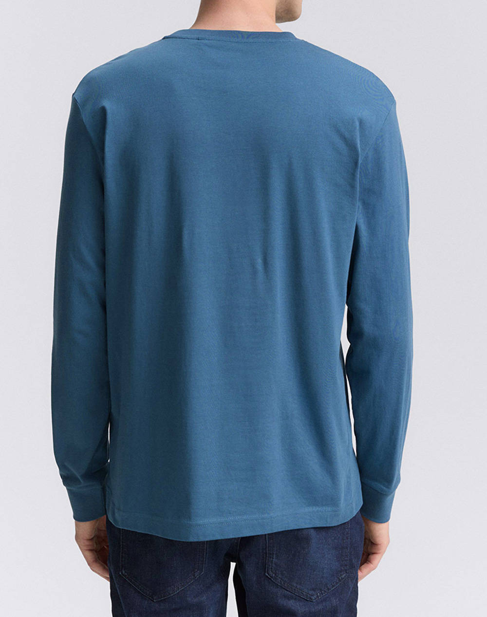 TOM TAILOR PRINTED LONGSLEEVE MENS T-SHIRT