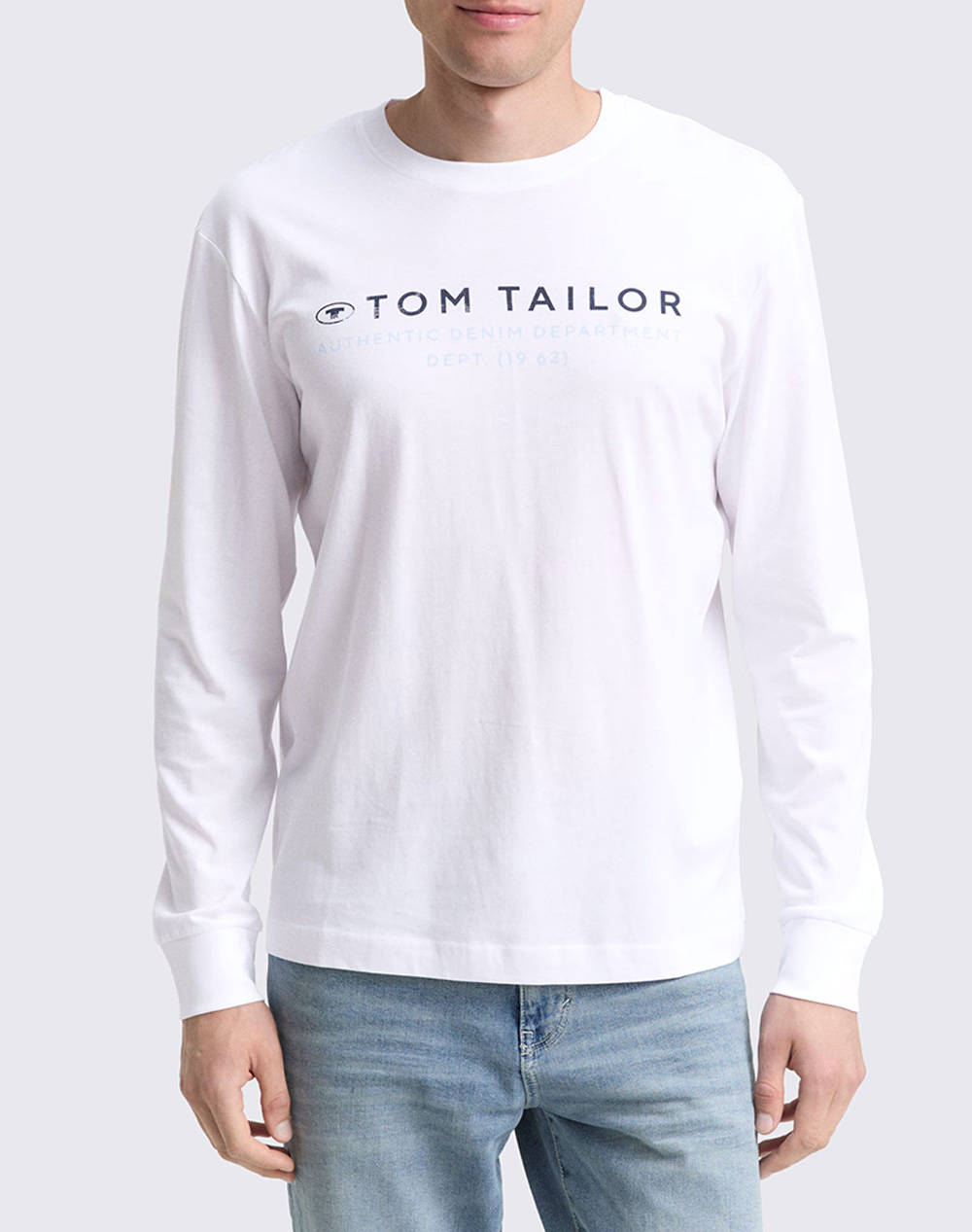 TOM TAILOR PRINTED LONGSLEEVE MENS T-SHIRT