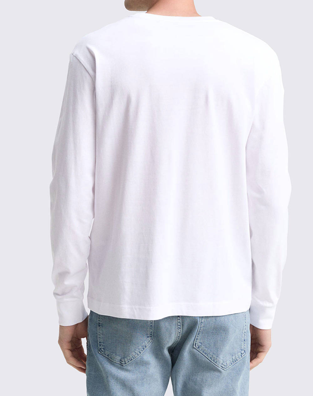 TOM TAILOR PRINTED LONGSLEEVE MENS T-SHIRT