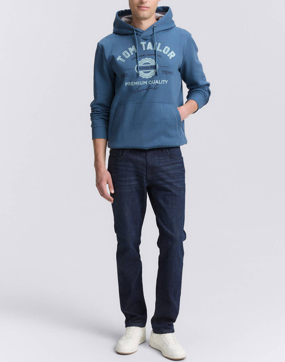TOM TAILOR HOODIE WITH PRINT MENS SWEATSHIRT