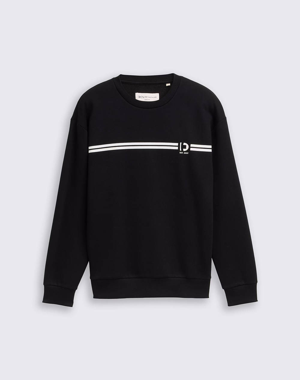 TOM TAILOR PRINTED CREWNECK SWE MENS SWEATSHIRT