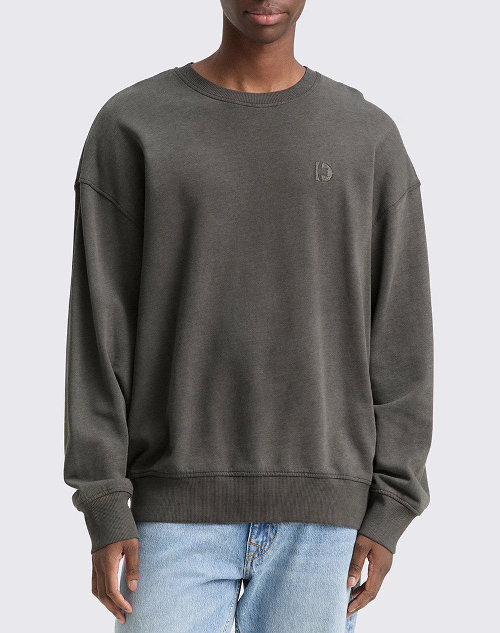 TOM TAILOR RELAXED OVERDYED SWEAT WI МЪЖКИ СУИТШЪРТ