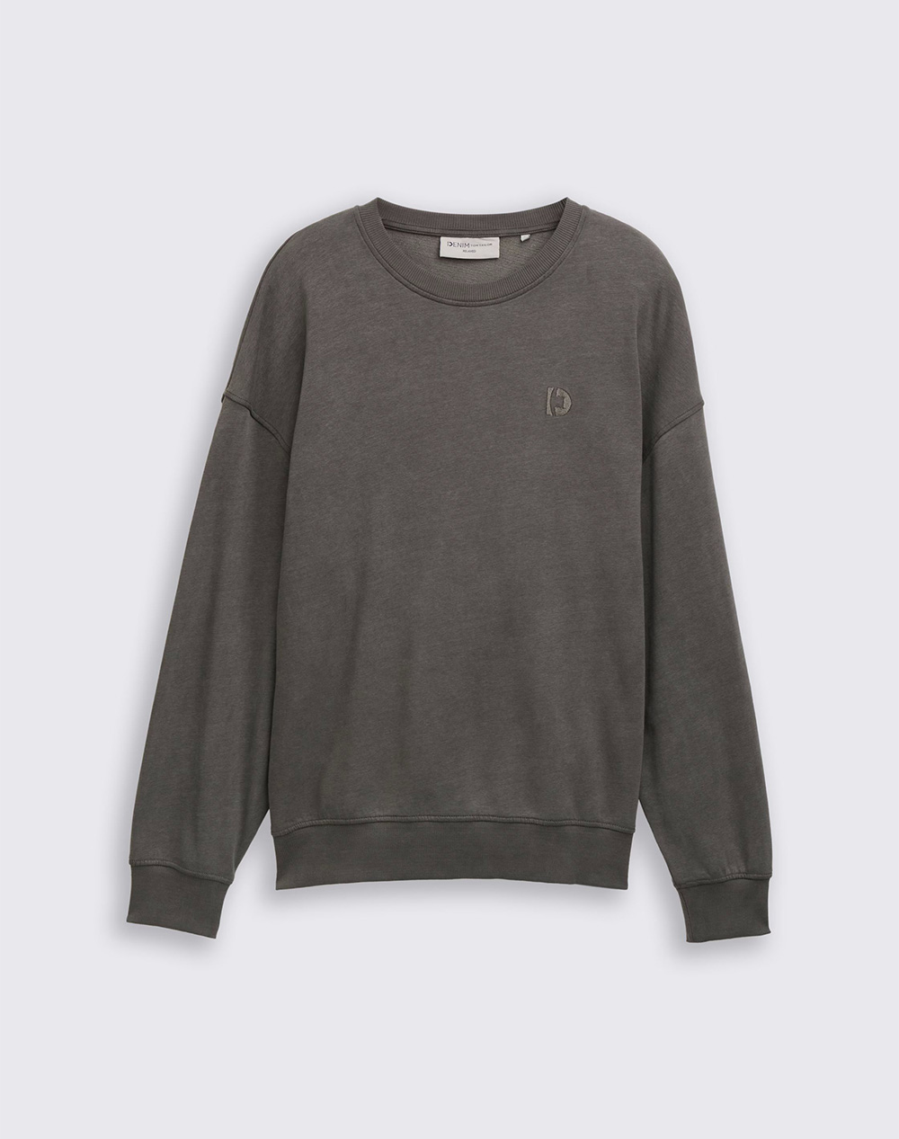 TOM TAILOR RELAXED OVERDYED SWEAT WI МЪЖКИ СУИТШЪРТ