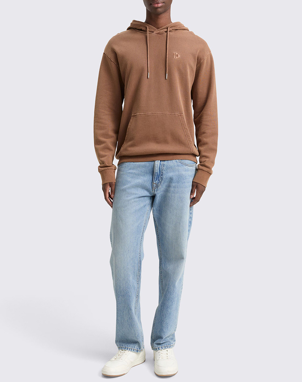 TOM TAILOR OVERDYED HOODIE WITH EM МЪЖКИ СУИТШЪРТ