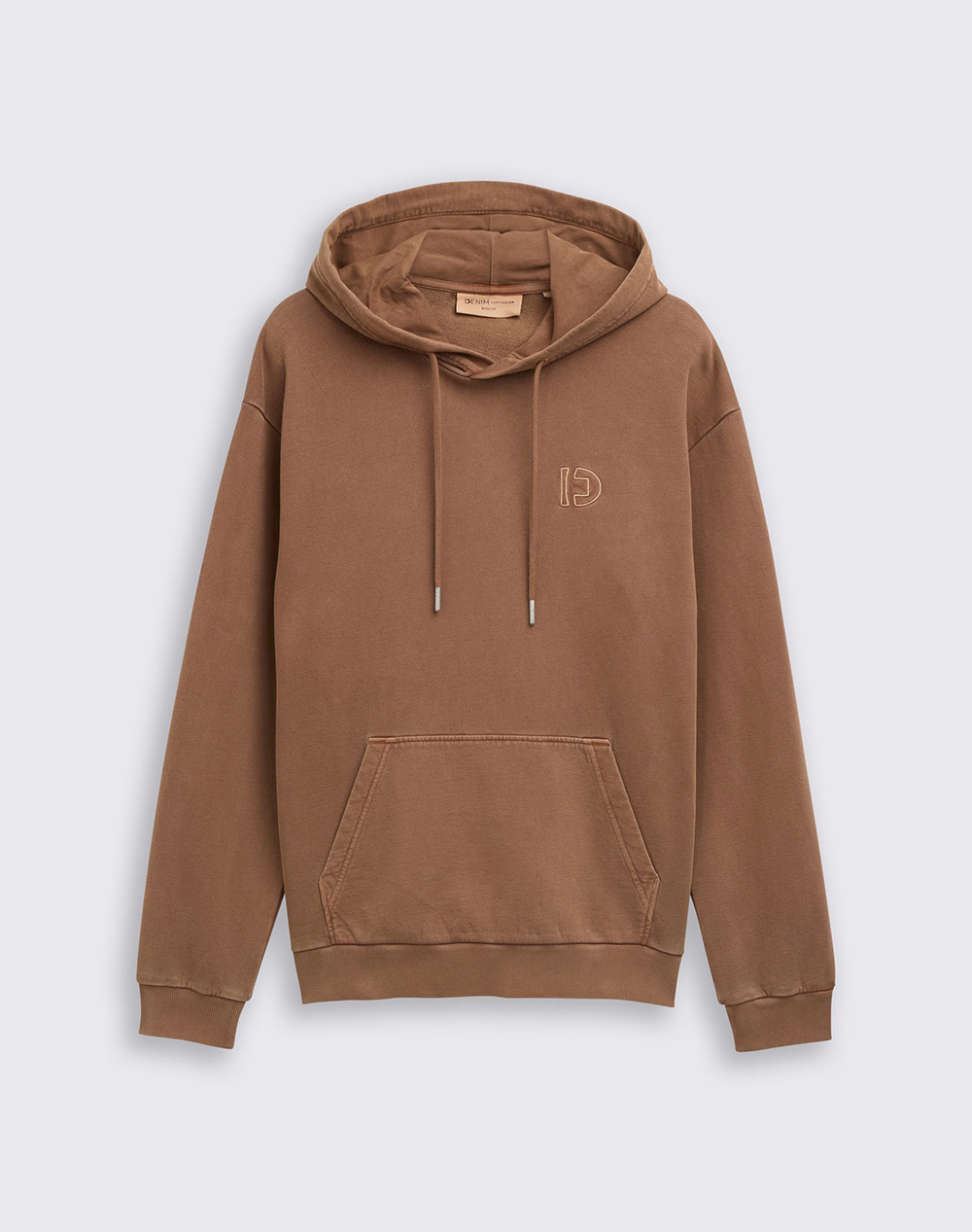 TOM TAILOR OVERDYED HOODIE WITH EM МЪЖКИ СУИТШЪРТ