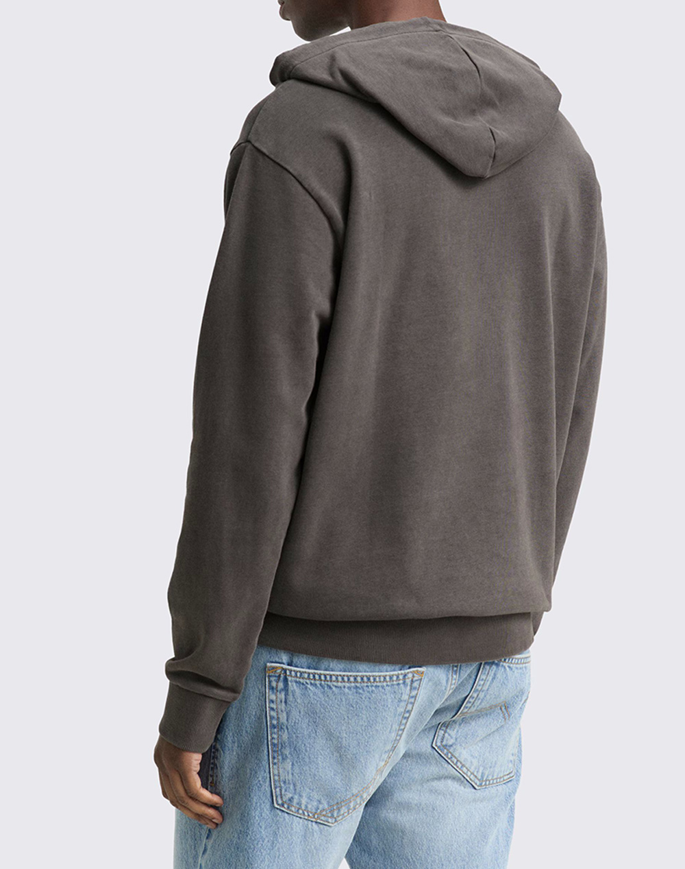TOM TAILOR OVERDYED HOODIE WITH EM МЪЖКИ СУИТШЪРТ