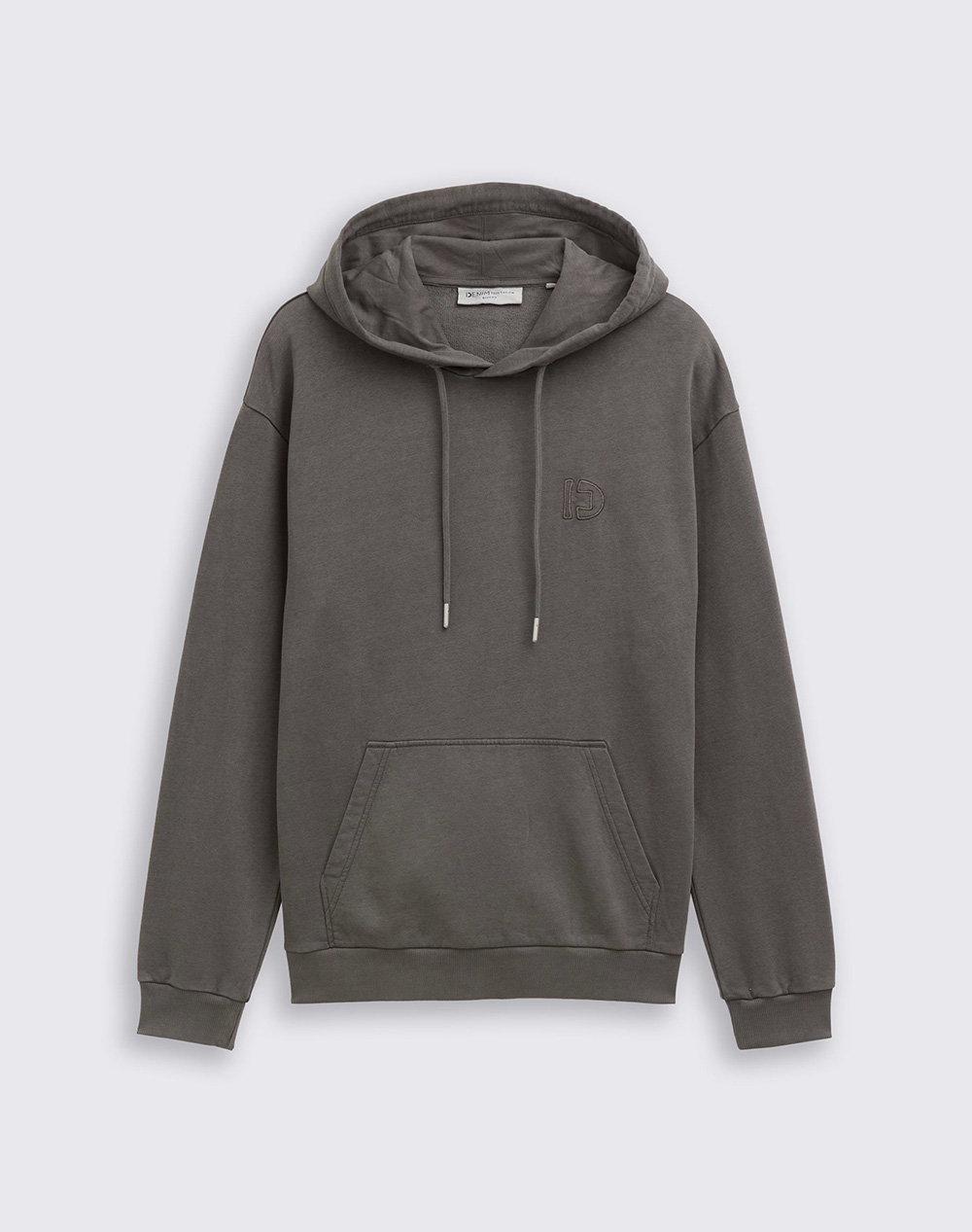 TOM TAILOR OVERDYED HOODIE WITH EM МЪЖКИ СУИТШЪРТ