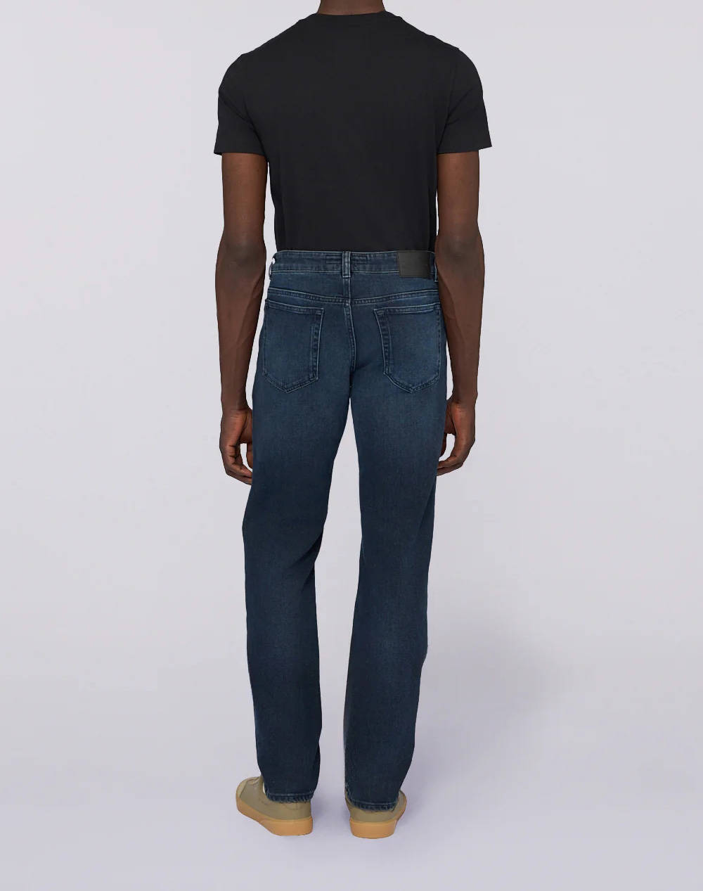 TRUSSARDI JEANS-5 TASCHE 370 CLOSE IN DENIM BLUE/BLACK STONE WASHED