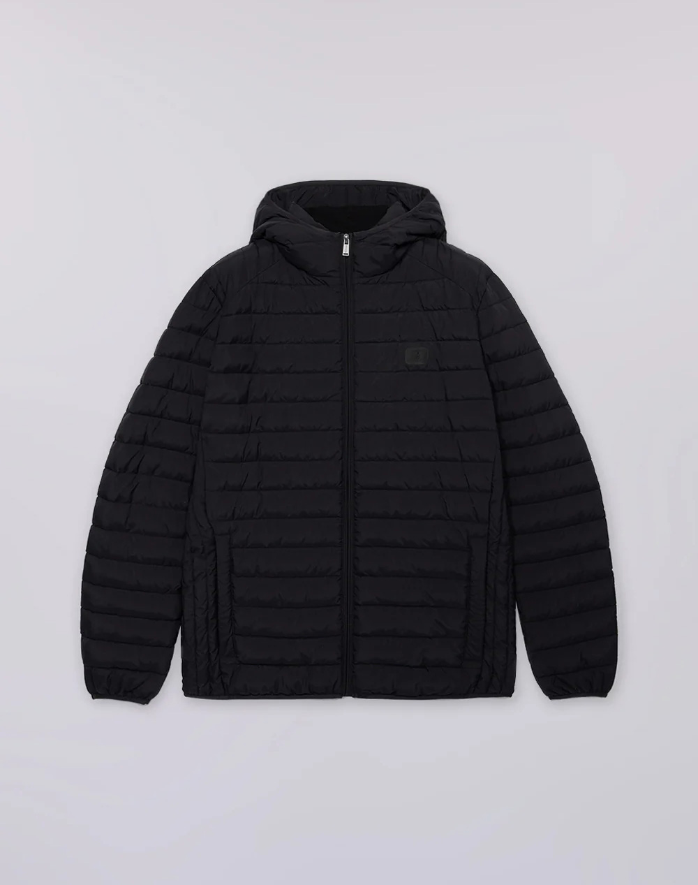 TRUSSARDI PADDED -GIACCA IMBOTTITA CON CAPPUCCIO IN NYLON CRINKLE