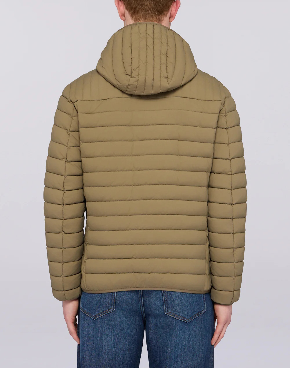 TRUSSARDI PADDED -GIACCA IMBOTTITA CON CAPPUCCIO IN NYLON CRINKLE