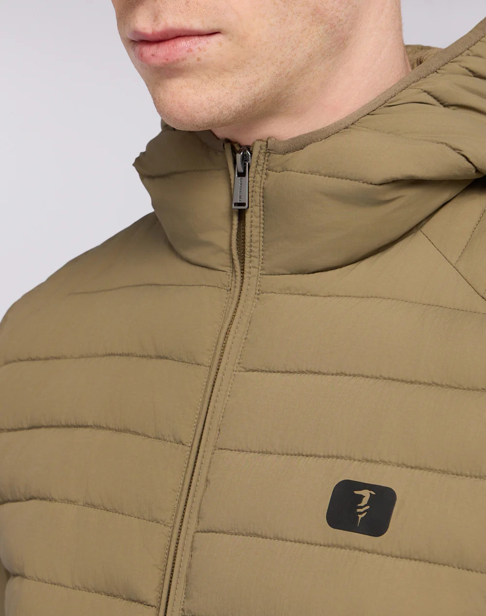 TRUSSARDI PADDED -GIACCA IMBOTTITA CON CAPPUCCIO IN NYLON CRINKLE