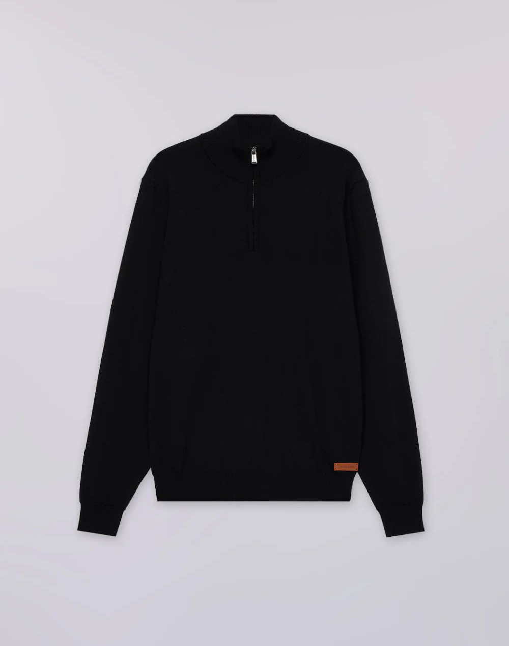 TRUSSARDI KNITWEAR -PULLOVER IN PURA LANA CON ZIP