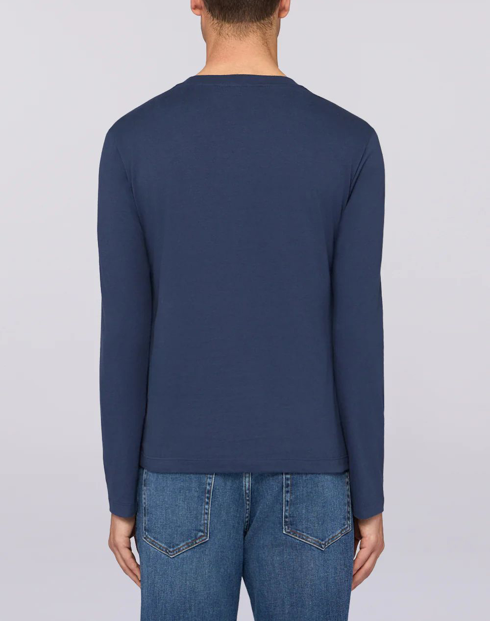 TRUSSARDI T-SHIRT REGULAR FIT A MANICHE LUNGHE CON STAMPA TRUSSARDI