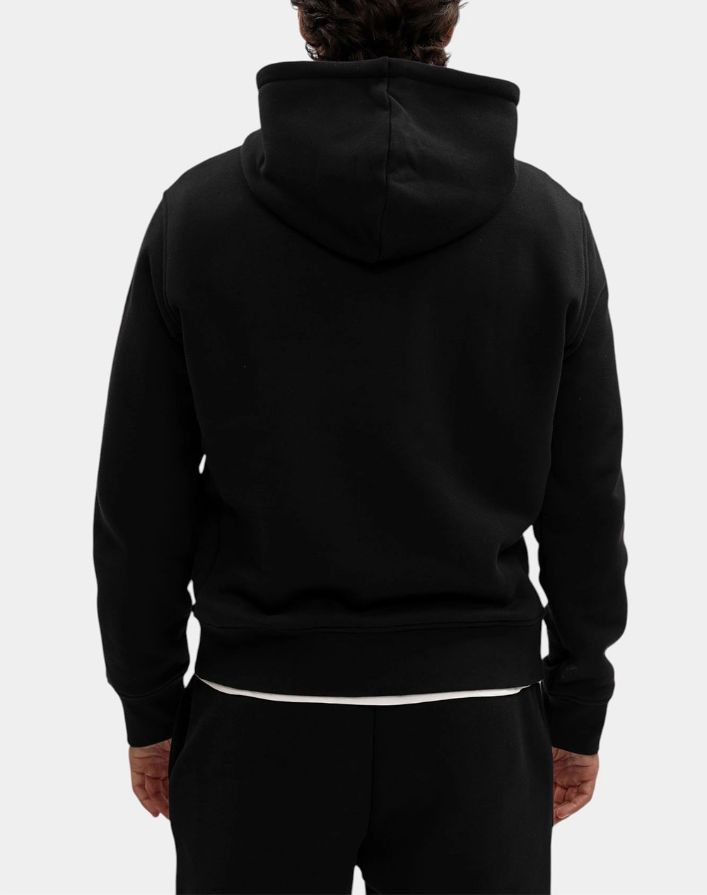 TRUSARDI SWEAT-FELPA CON CAPPUCCIO IN JERSEY DIAGONALE STAMPA TRUSSARDI